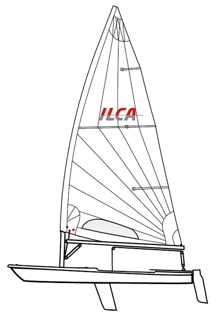 ILCA / Laser sailboat